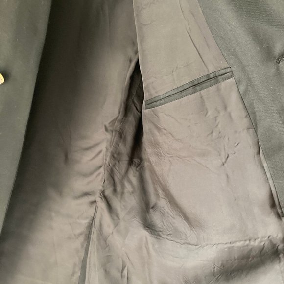 Custom-Tailored Black & White Pinstripe Men's Blazer – Bespoke Suit Jacket - Picture 10 of 13